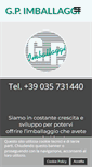 Mobile Screenshot of gpimballaggi.com